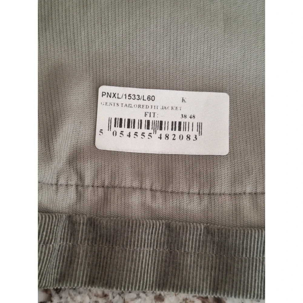 Paul Smith Mens cotton blend corduroy suit jacket in olive size 38